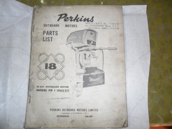 Perkins Outboard Motors 18 H.p Model Pr I 1962/63 Lancha 0