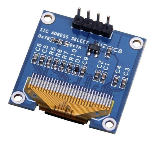 Modulo Lcd I2c Oled Luz Azul 0.96 128 X 64 Gnd Vcc Scl Sda 1