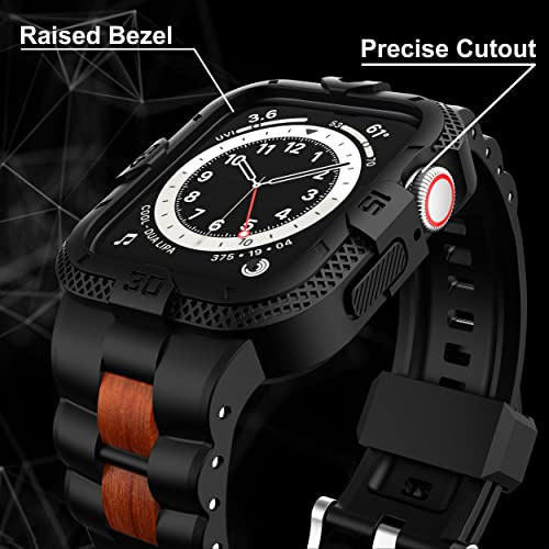 Malla Para Apple Watch Series 9 8 7 45mm/44mm/42mm Wood 1