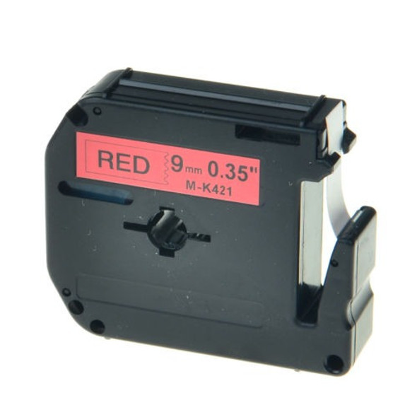 6pk M-k421 Mk-421 Mk421 Negra En La Etiqueta Roja Cinta Para 1