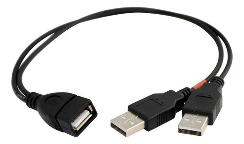 Highrock 30cm Usb 2.0 Un Potenciador De Potencia Y 1 Cable D 1