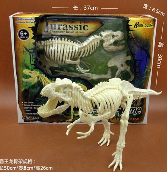 Esqueleto De Dinosaurio Tiranosaurio Rex + Poster A Color 1