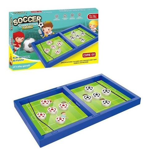 Juego Mesa Hockey Tejo Deslizante Plástico Fútbol Niños 0