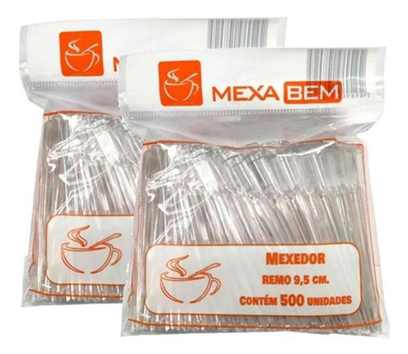 Pazinha Mexedor De Café 9cm 2pcts C/500 Unids 0 Pazinha Mexedor De Café 9cm 2pcts C/500 Unids 0