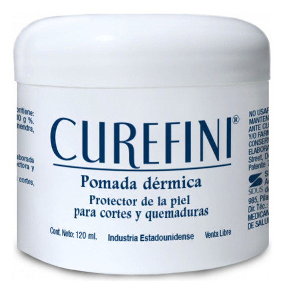 Curefini Protector De La Piel Pomada Dérmica 120ml 0