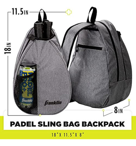 Franklin Sports Bolsa De Pádel - Mochila Para 1