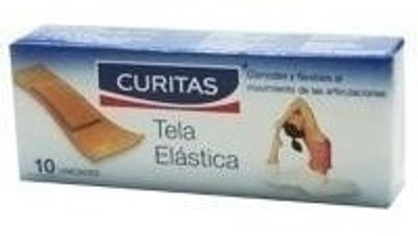 Accesorios Curitas Tela Elastica X 8 Unidades -1 Caja 1
