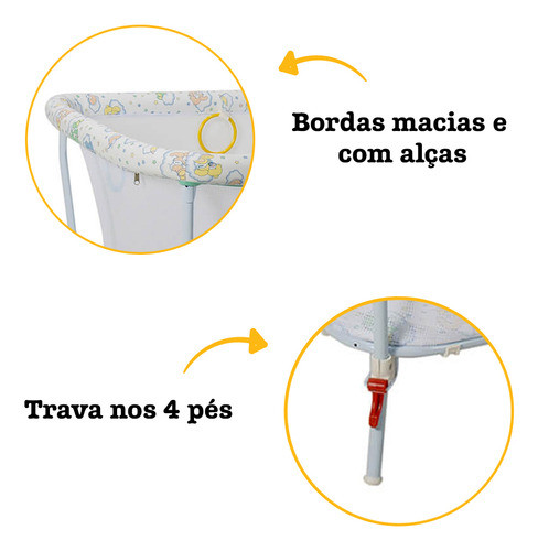 Cercado Infantil Little Baby Branco - Tubline 1