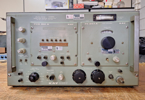 Sweep And Marker Generator Kay Electric 1500c Pc-861a/867a 0