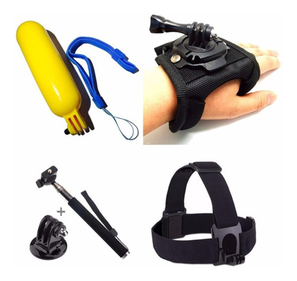 Bastão Retrátil Flutuante Suporte De Cabeça Mão 360 Gopro 5 0