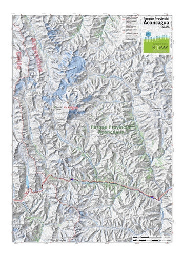 Mapa Topográfico: Aconcagua 1