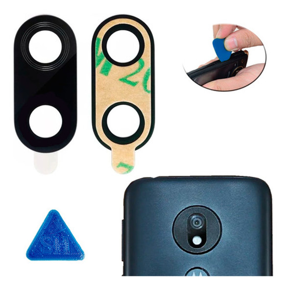 Vidrio De Cámara Compatible Con Motorola Moto G7 Play + Pua 0