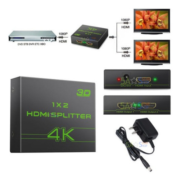 Distribuidor De Señal De Ultra Alta Definición 4 K X 2 K Hdm 0