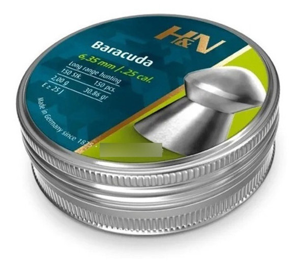 Balines H&n Barracuda 6,35 Mm  H&n Baracuda 6.35 Comprando 2 Latas El Envio Es Gratis Por Mercadoenvios 0