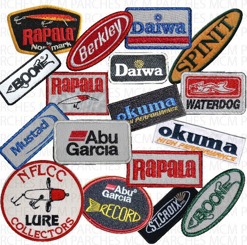20 Parches Bordados Pesca Deportiva Fishing Fish 0