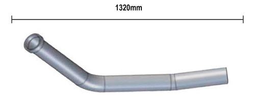 Tubo Escapamento Saída Motor Caminhão Sc113 10 Marchas 4,5'' 1