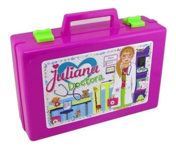 Valija Juliana Doctora Grande Con Accesorios 0