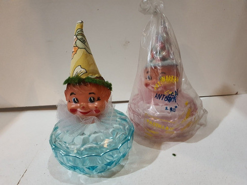 Antiguo Cotillon-2 Carameleras Antiguas Modelo Payaso 0