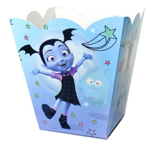 Pack 6 Cajas Pochocleras Vampirina Original Cotillón Disney 0