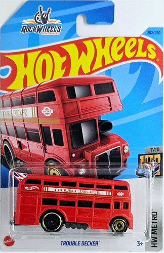 Hot Wheels Trouble Decker Onibus Ingles Londres 0