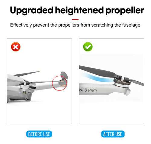 Tampa De Motor Propeller Blade Para Dji Mini 3 Pro 1