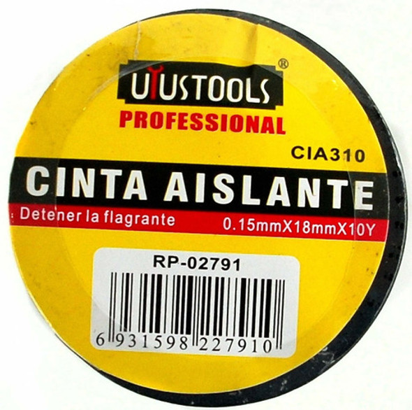 Cinta Aisladora 18mm X 10m X5 Unidades 0