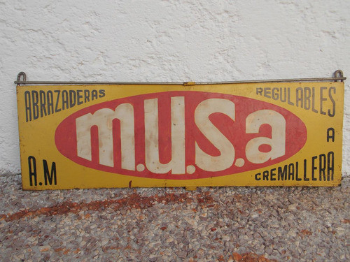 Cartel Chapa Musa No Esmaltado 0