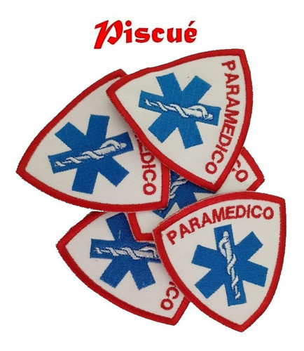 Parche - Paramedico - Bomberos - Bordado - Piscué 1