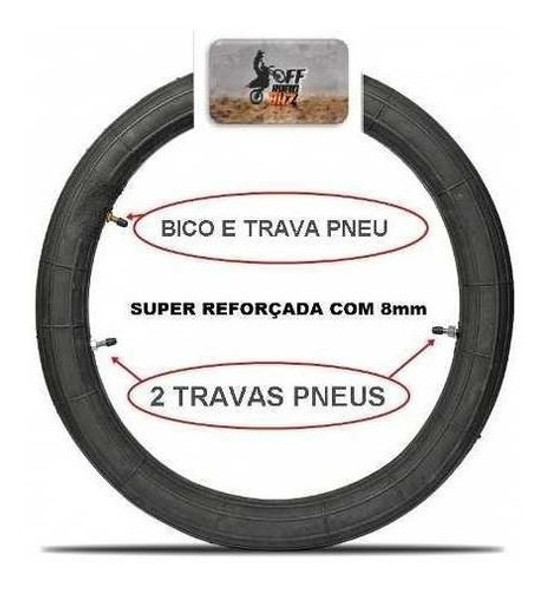 Camara De Ar Lucioli 100/100-18 Traseiro No Stop 0