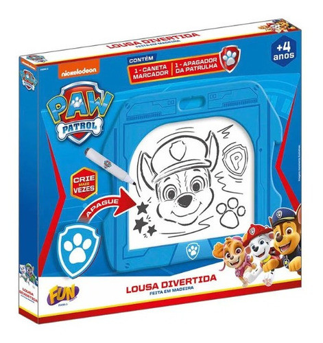 Lousa Divertidapatrulha Canina Kit De Artes Fun 0
