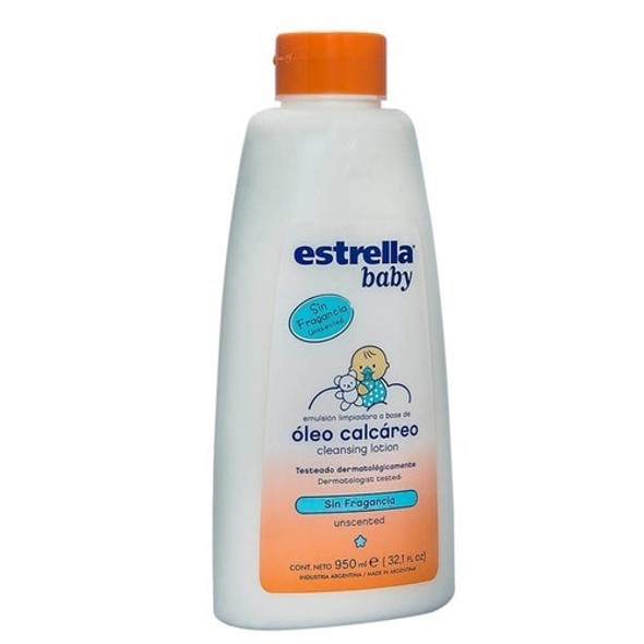 3 Estrella Baby Oleo Calcáreo Sin Fragancia X 950ml (2,85 L) 0