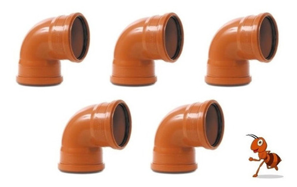 Codo 87°30' Hh Amanco Silentium 50mm - X5 Unidades 0 Codo 87°30' Hh Amanco Silentium 50mm - X5 Unidades 0