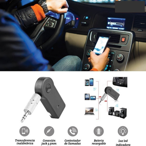 Receptor Bluetooth Audio Stereo Auto Equipos Musica Auxiliar 1