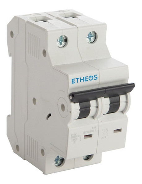 Set De 6 Termicas Interruptor Termomagnetico Bipolar 25a J4 1