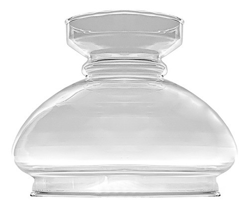 Cupula De Vidro Liso Transp 16,5 Para Lustre E Candelabro 0