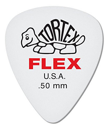 Jim Dunlop Dunlop Tortex Flex Standard .50mm Red Guitar Pick 0