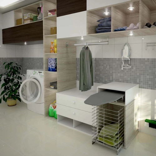 Tábua De Passar Roupas Dobrável De Embutir No Armário Schmit 1