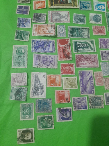 Lote De 140 Sellos Italia...bélgica...eeuu 1