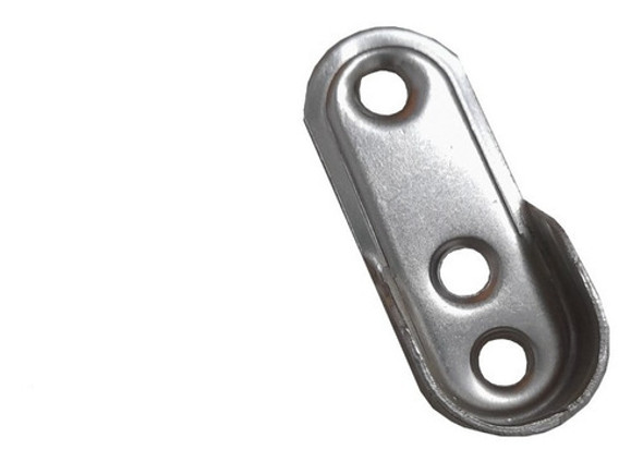 Soporte Lateral Para Caño Oval Placard Mueble 0