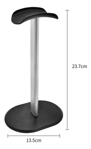 Suporte Para Fone De Ouvido, Armazenamento, Base Prata 1