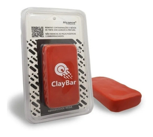 Barra Clay Bar Media Agressiva 75g Alcance Profissional 0