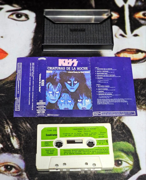 Kiss Cassette Criaturas De La Noche Nacional Exc Estado 1