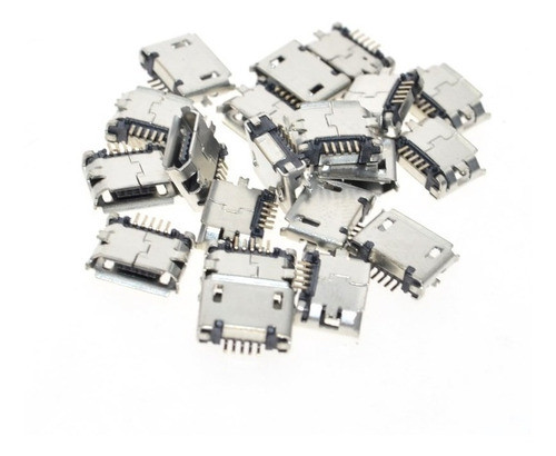Lote 10 X Conector Micro Usb Smd Tipo B Hembra Arduino Ityta 0