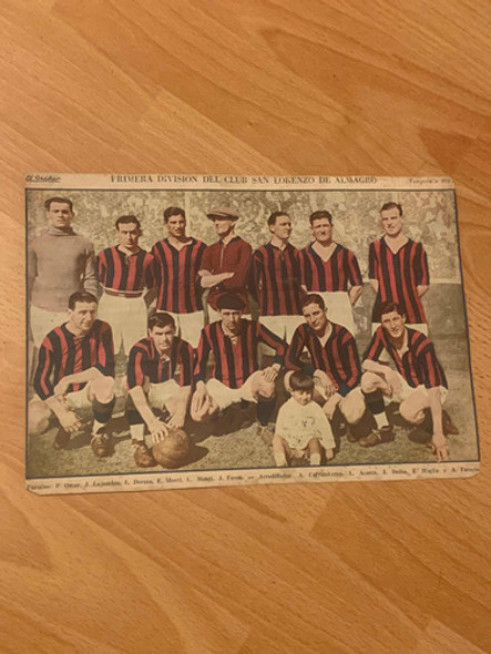 Poster Antiguo El Gráfico San Lorenzo De Almagro Años 20 0 Poster Antiguo El Gráfico San Lorenzo De Almagro Años 20 0