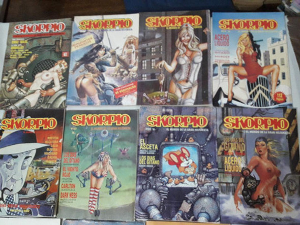 Lote X 11 Revistas Skorpio Historieta Ed Record Palermo Envi 0