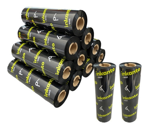 12 Ribbon 110x74 Cera Preto Inkanto Importado Zebra Elgin 0
