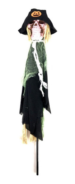 Espanta Pájaros Esqueleto 1 Uni  66 Cm Decoracion Halloween 0