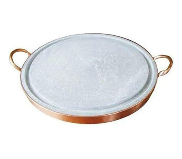 Forma Para Assar Pizza Em Pedra Sabão 40cm Artesanal P/forno 0