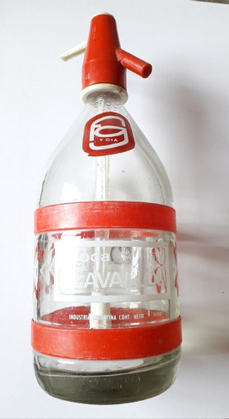 Antiguo Sifón De Vidrio De La Ciudad De Llavallol 0