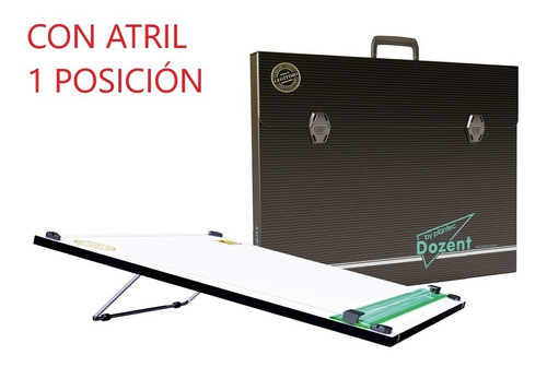 2 Kit Dozent Tablero Dibujo 50x60 Con Atril 46 Art Completo 1